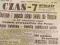 CZAS -7  stara gazeta 02.09.1939 rok WYBUCH WOJNY