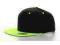 Czapka Baseball Cap Flexfit Snapback black/yellow