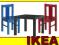 IKEA z2 KRITTER 2x krzesełko stolik KOLORY mammut
