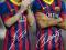 Messi Neymar FC Barcelona reprint autograf + ramka