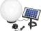 Lampa ogrodowa solarna Esotec Mega 30, 1300 mAh
