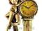 ZEGAR KOMINKOWY Z FIGURĄ  PREZENT 5308 PARA