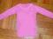 Bluzeczka różowa z koronką marki Wheat roz. 12 M