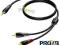 PROCAB CLA711/5 - Przewód Jack 3,5mm 2 x RCA  5m
