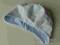 813 Niebieska czapeczka z podszewką 46 - 47 cm