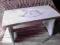 STOŁEK STOLIK DREWNIANY BIAŁY SHABBY CHIC nowy