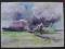 ABSTRAKCJA - PEJZAŻ - JESIEŃ - akwarela 29x41 1985