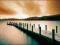 DREWNIANY POMOST - WOODEN JETTY - plakat 91.5x61cm