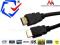 Przewód Kabel HDMI 1.8m 1080p FullHD 3D Gold v1.4