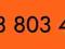 Prosty numer Orange 513 803 404