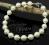 ARSYLION bransoletka Swarovski perły Cream SREBRO