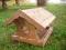 Karmnik dla ptaków zdobiony KOLOR budka domek