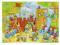 Drewniane puzzle w kartoniku PLAC ZABAW 96 el GOKI