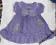 NEXT sukienka fioletowa 3-6m bdb