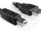 KABEL USB 2.0 A-B M/M 3M CZARNY KABEL USB 2.0 A-B M/M 3M CZARNY