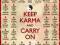 Keep Karma and Carry On - ZEN - plakat 61x91,5 cm