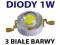 DIODA 1W POWER LED BIAŁA - 3 BARWY NAJTANIEJ