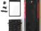 NOKIA 5310 XPRESS MUSIC OBUDOWA CZARNY CZERWONY