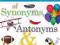 SCHOLASTIC POCKET DICTIONARY OF SYNONYMS, ANTONYMS