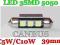 Żarówka LED rurka 39mm 3 SMD 5050 rurki CANBUS