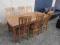 STÓŁ DĘBOWY + 6 KRZESEŁ ,   meble holenderskie!