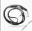 Smycz skórzana regulowana 18mm /2,2m mosiężny kara