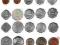 India 15 sztuk monet UNC Rarytas Polecam /3493AV/