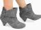 wenecjasexy BAJECZNE botki MODNE buty Grey 38