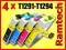 4x TUSZ EPSON STYLUS OFFICE BX535WD BX625FWD CHIP