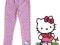 LEGGINSY HELLO KITTY jasny róż serca 116 / 122 cm