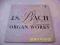 J.S.Bach-J.Serafin-organy 2 LP