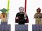 LEGO magnes STAR WARS - Yoda, Dooku, Mace Windu