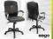 FOTEL BIUROWY OBROTOWY SKÓRA KRZESŁO 215 CZARNY