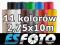 Tło PP 2,75x 10m długie 11 kolorów + tuleja Łódź