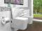 WC Misa + Bidet KOMPLET CUBIK +DESKA DUROPLAST