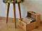 taboret stołek drewniany design lata 50/60