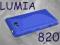 NIEZNISZCZALNY S-CASE NIEBIESKI LUMIA 820 + FOLIA
