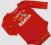 carters OKIE DOKIE BODY CZERWONE SANTA USA 9M