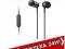 SŁUCHAWKI DOUSZNE SONY MDR-EX100AP CZARNE NOWE