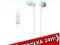 SŁUCHAWKI DOUSZNE SONY MDR-EX100AP BIAŁE NOWE