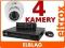 ZESTAW MONITORINGU REJESTRATOR 4 KAMERY CCTV Z321