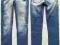 JUST jeansowe spodnie biodrówki elastyczne rurki M