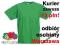 Koszulka zielona dla dziecka do szkoły na wf 12-13