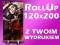 ROLL-UP 120x200cm Blockout Roll Up - Wysoka Jakość
