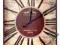 Zegar Vintage Design Stylowy Duży Decor 45 cm