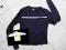 # DIESEL Czarna bluzka z dł.ręk. 8-10lat/128-140cm