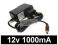 Zasilacz sieciowy 12V 1000mA ładowarka 1A 5,5mm