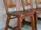 Komplet stylowe,dębowe,masywne krzesła,4szt.tanio!