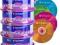 VERBATIM DVD+R 4,7GB 16x KOLOROWE AZO c.100 Wa-Wa