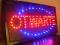OTWARTE  F/E  REKLAMA LED NEON